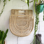 Iraca Straw Handbag with Top Handle