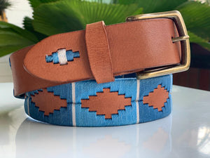 Custom Saddle Leather Polo Belts